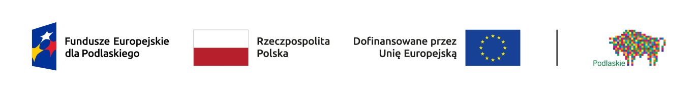 Logotypy projektu "Centrum Usług Społecznych w&nbsp;Gminie Mielnik" nr FEPD.08.04IZ.000007/24