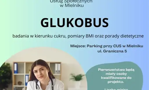 Zdjęcie do II Akcja profilaktyczna Glukobus, badania w kierunku cukru, badania BMI oraz porady dietetyczne